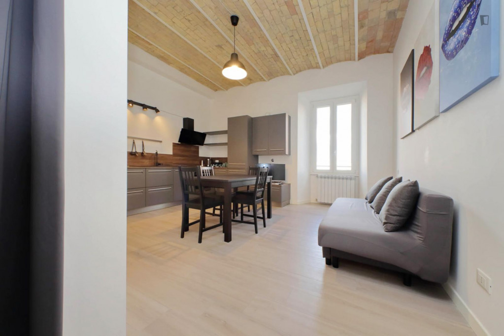 Elegant 2-bedroom flat close to Pigneto metro station - Rome - chambre - ImmoJeune