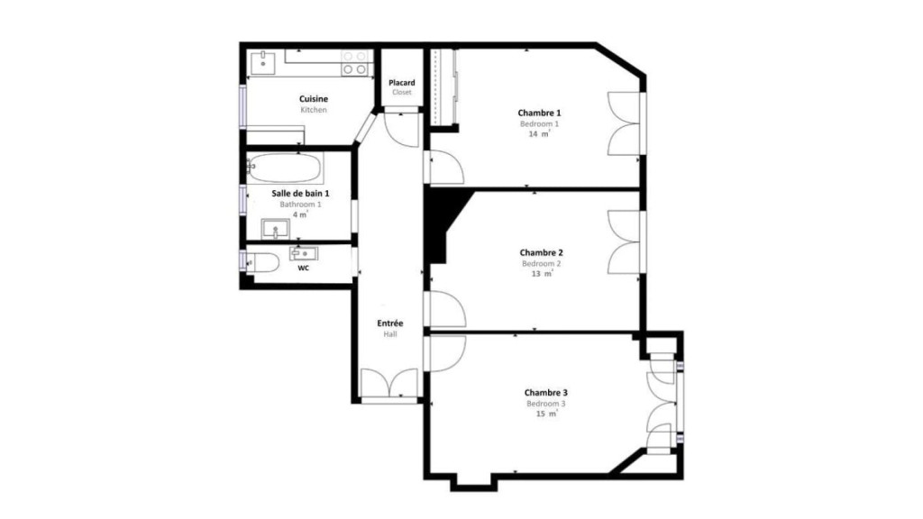 Exceptional Stunning Apt. near Square Trousseau