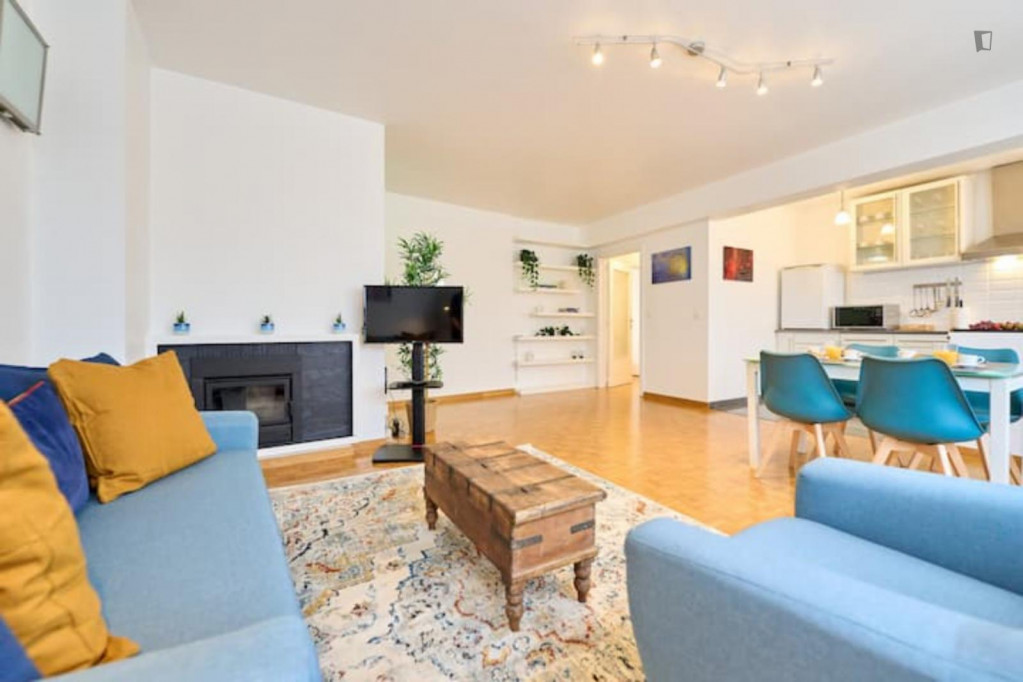 Modern 3-bedroom flat near the Joseph.-charlotte metro - Bruxelles - chambre - ImmoJeune