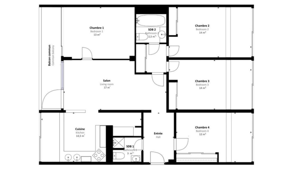 Amazing Stylish Apt. near Les Arceaux