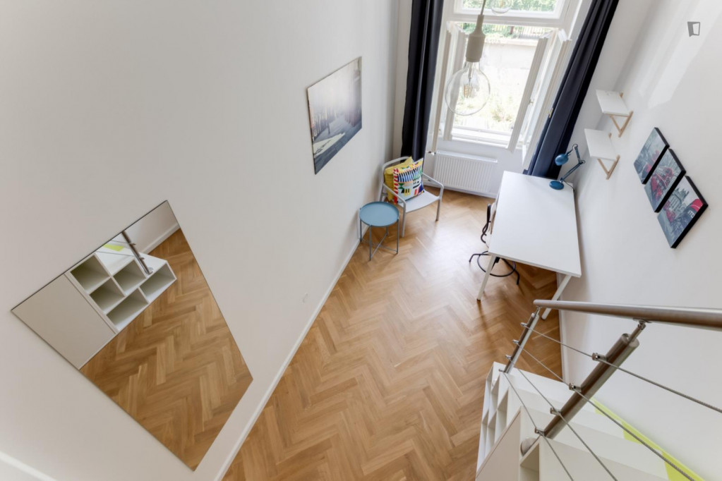 Spacious double bedroom in Malá Strana