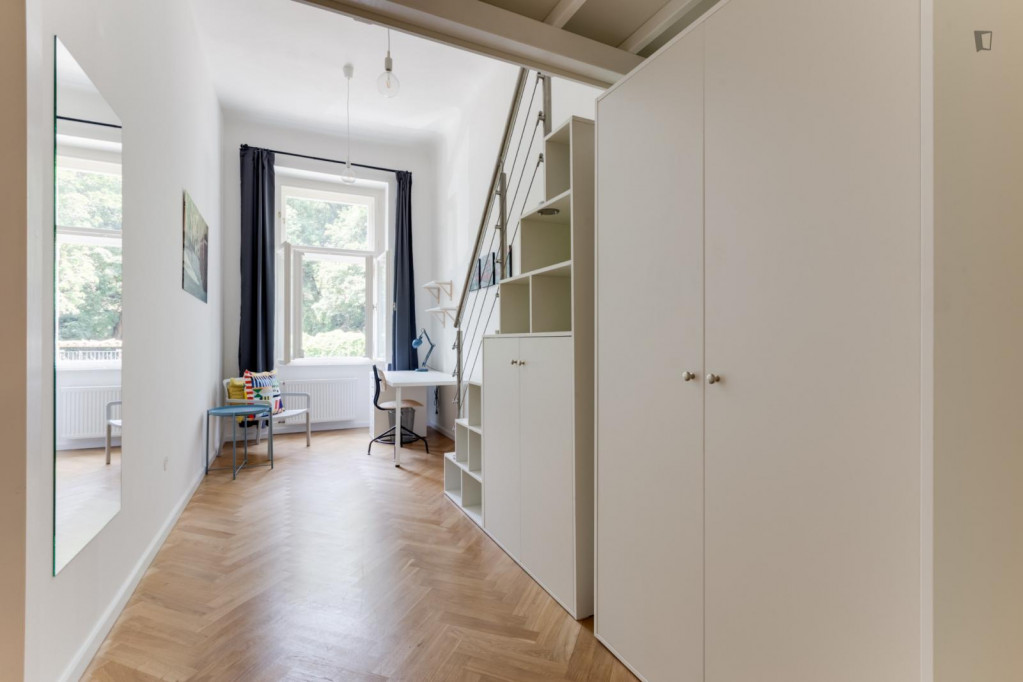 Spacious double bedroom in Malá Strana