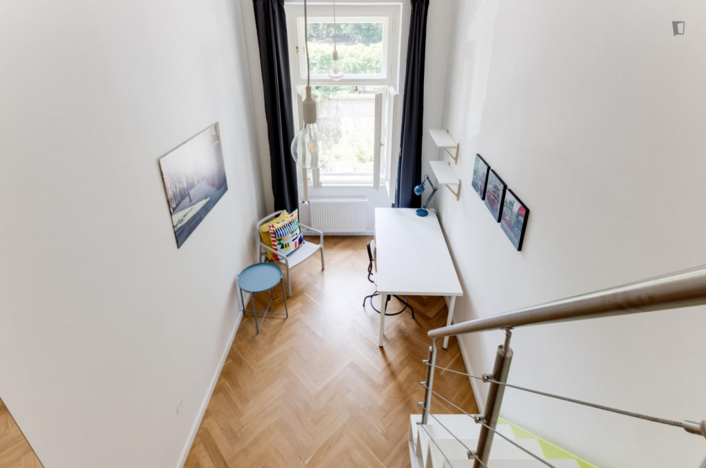 Spacious double bedroom in Malá Strana