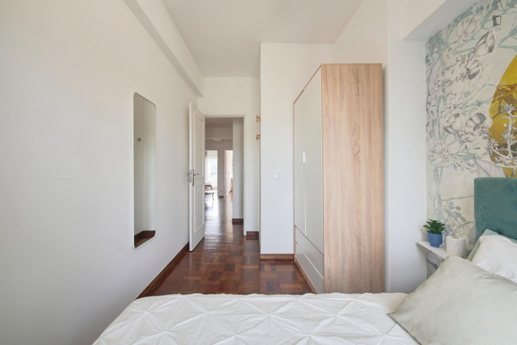 Attractive single bedroom in a property with balcony - Lisbonne - chambre - ImmoJeune