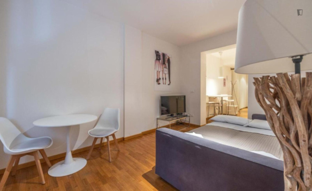 Stylish 1-bedroom apartment close to Via dell'Indipendenza - Bologne - chambre - ImmoJeune