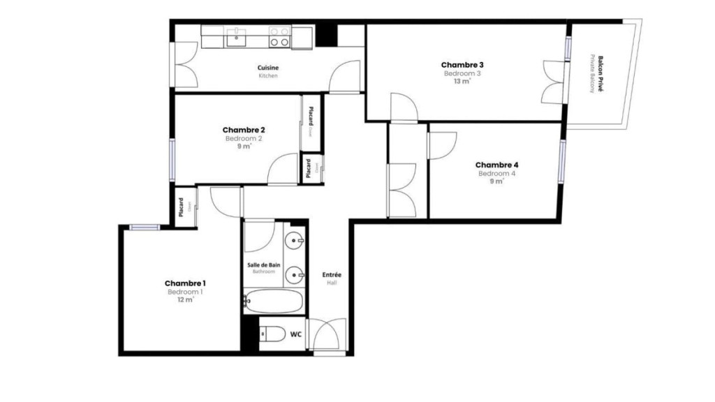 Majestic Chic Apt. w/ Terrace close Wazemmes