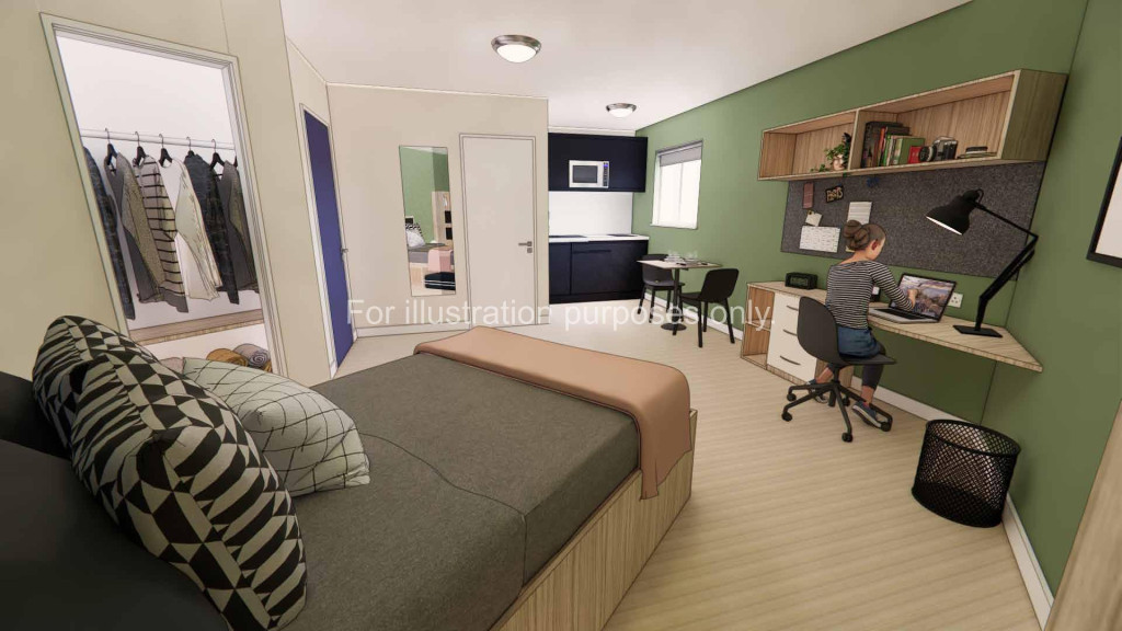 Hamwic Hall - Southampton - chambre - ImmoJeune