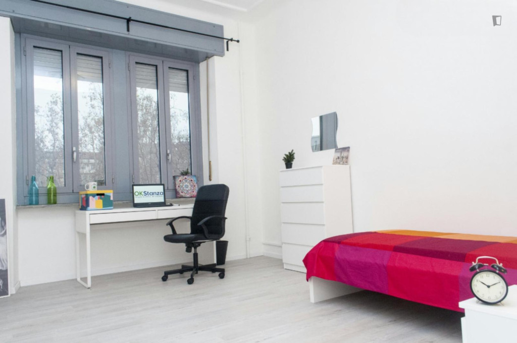 Spacious single bedroom in Borgo Filadelfia - Turin - chambre - ImmoJeune