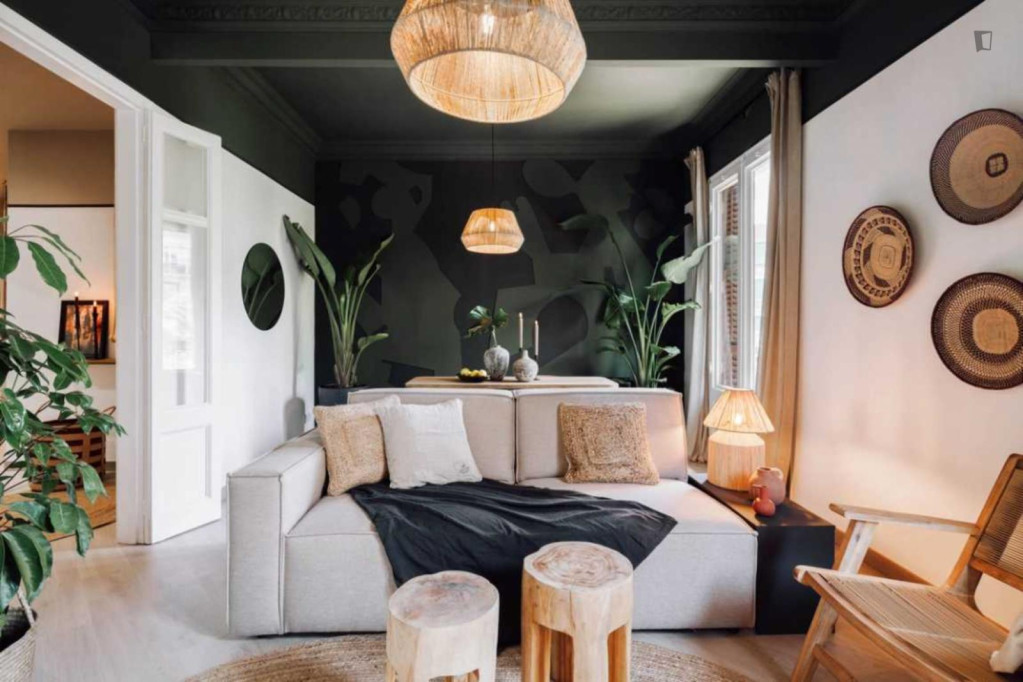 Modern 2-bedroom flat in the bohemian area of Sant Antoni - Barcelone - chambre - ImmoJeune