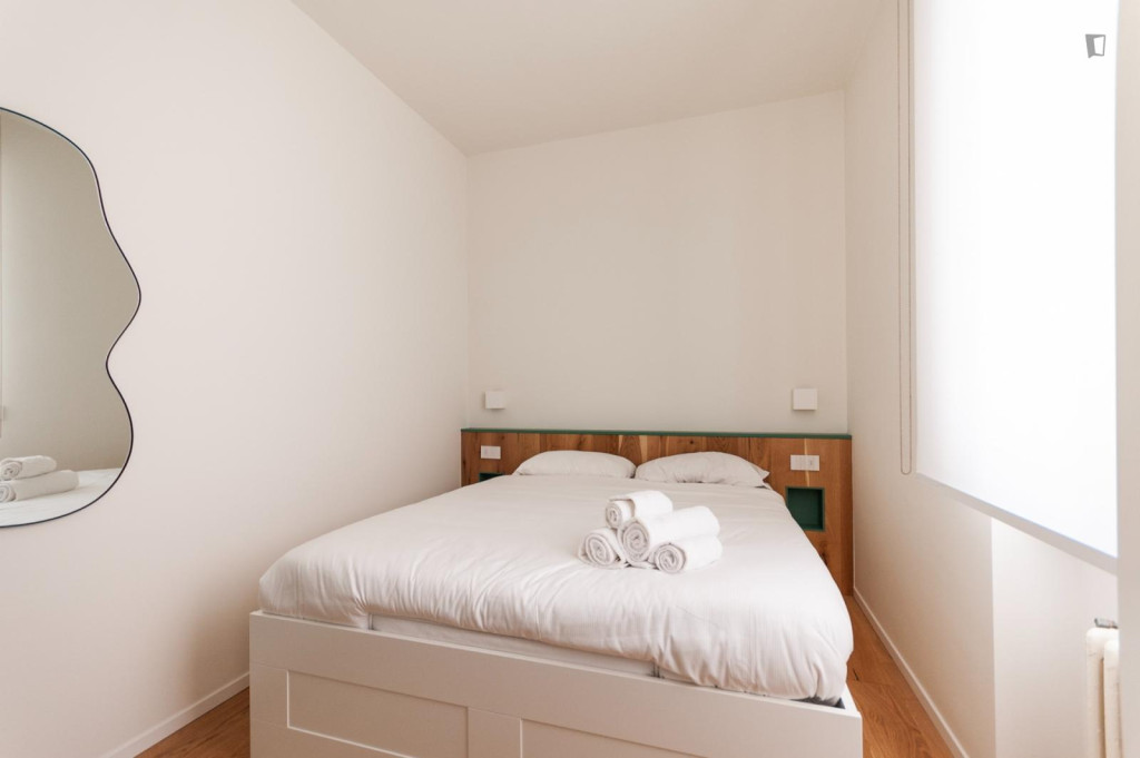 Modern 1-bedroom flat near Cenisio metro station - Milan - chambre - ImmoJeune