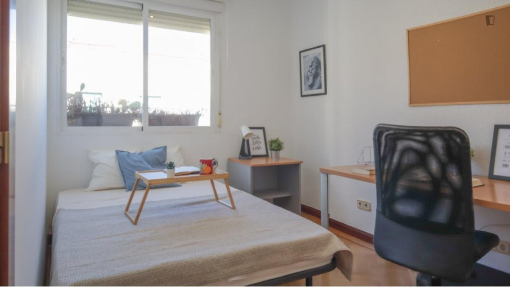 Lovely single bedroom in the Ciudad Lineal district - Madrid - chambre - ImmoJeune