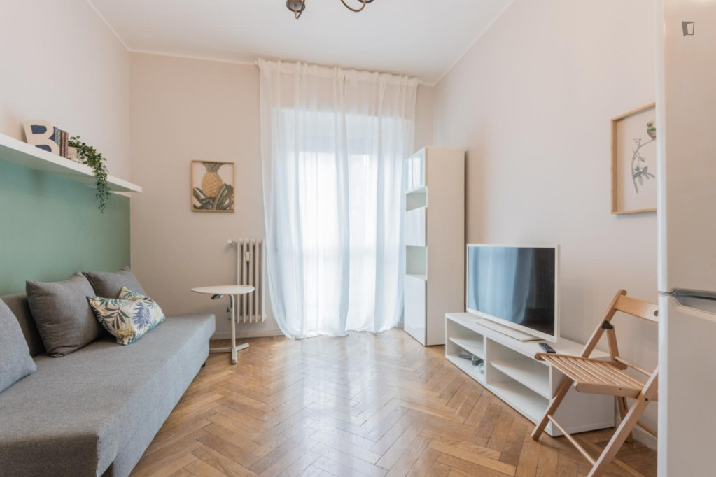 Comfortable two bedroom apartment with balcony in Portello area - Milan - chambre - ImmoJeune