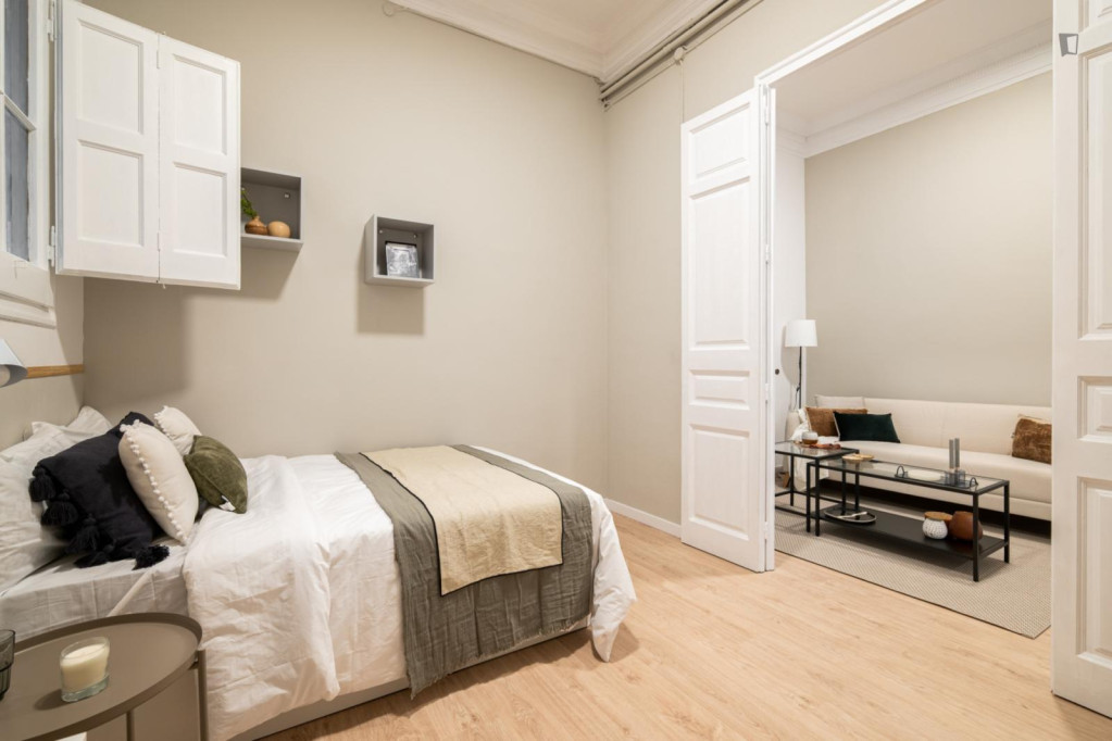 Admirable double bedroom in El Putxet i el Farró - Barcelone - chambre - ImmoJeune