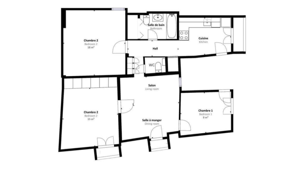 Lovely Luxury Apt. near Centre Historique and close by Comedie