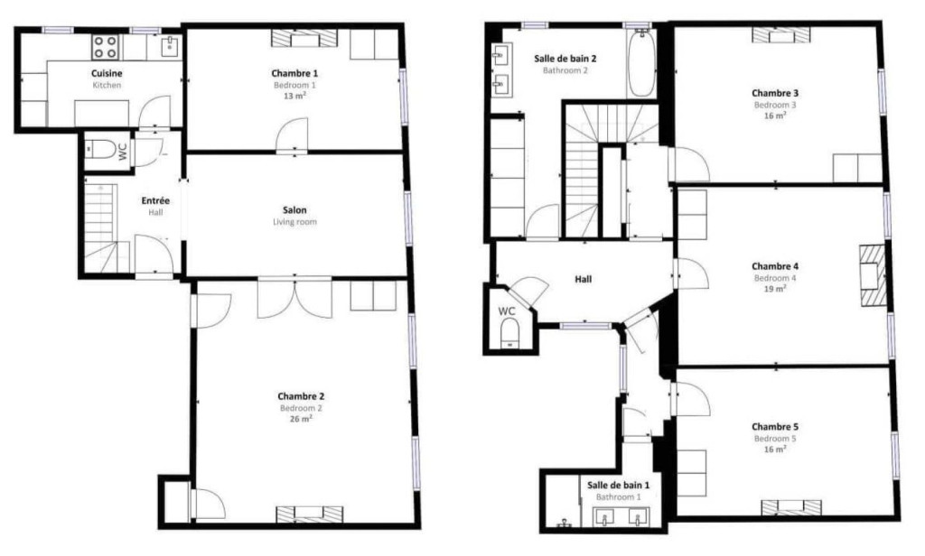 5-Bed Apartment on rue Vital Carles