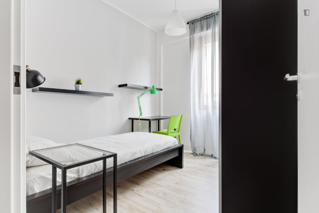 Snug single bedroom in the Washington neighbourhood - Milan - chambre - ImmoJeune