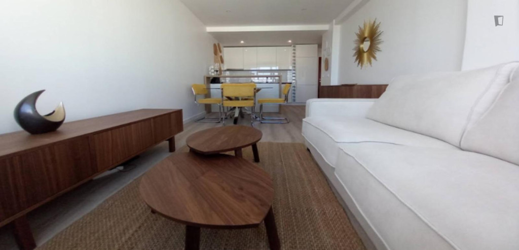 Bright 1-bedroom apartment in Paço de Arcos  - Lisbonne - chambre - ImmoJeune