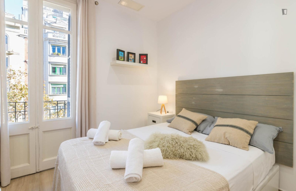 Charming 2-bedroom flat in the heart of Barcelona - Barcelone - chambre - ImmoJeune