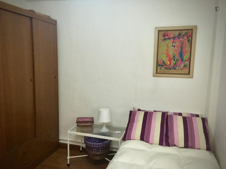 Single bedroom in a 3-bedroom apartment near Casa del Reloj metro station - Madrid - chambre - ImmoJeune