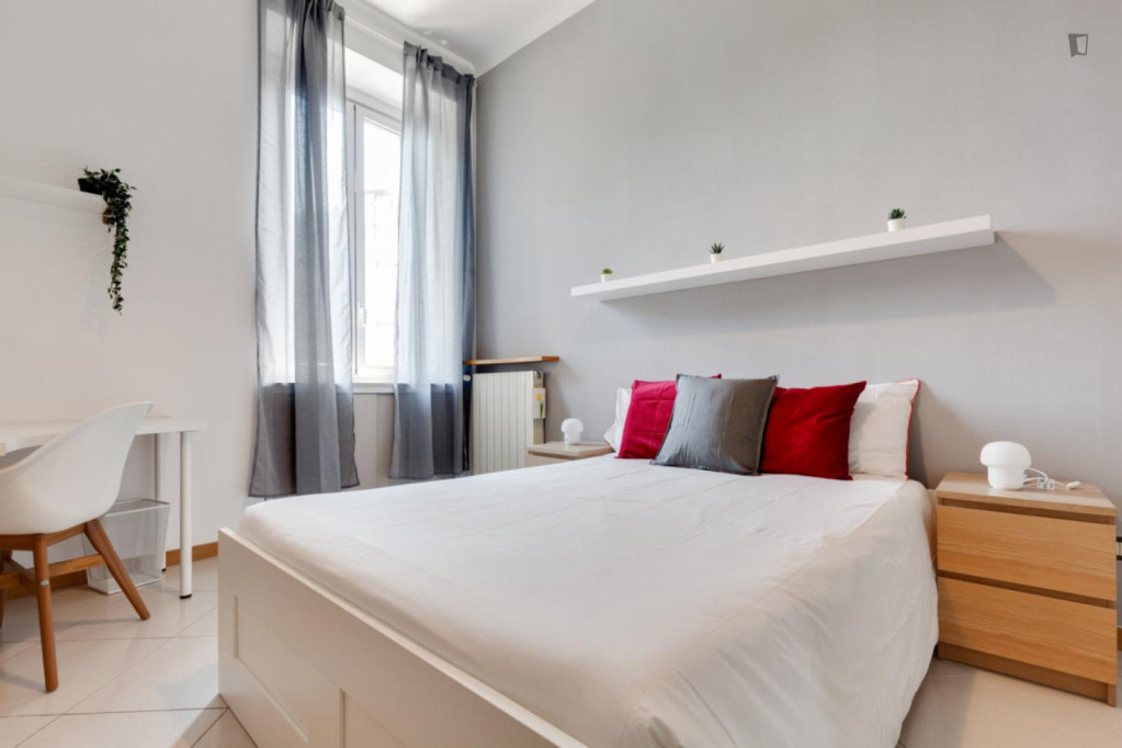 Double bedroom in 3-bedroom apartment near Buonarroti - Milan - chambre - ImmoJeune