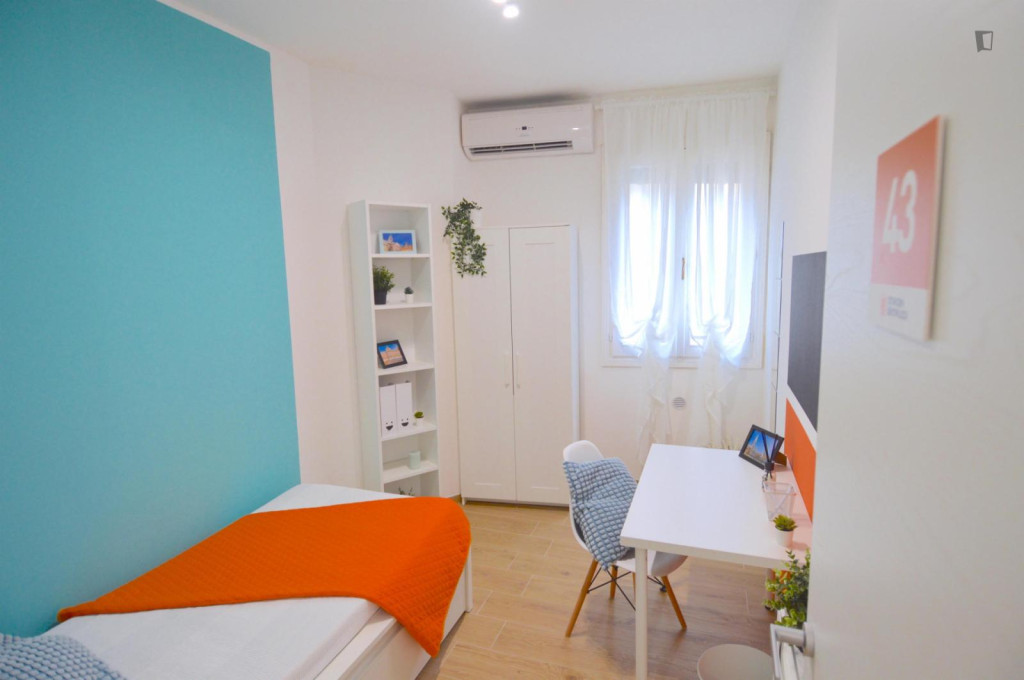 Very cute single bedroom near Parco della Resistenza