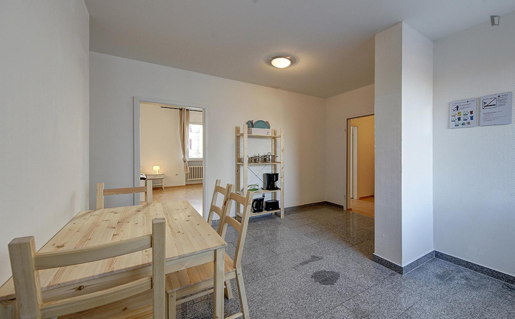 Welcoming single bedroom near the Mercedesstraße metro