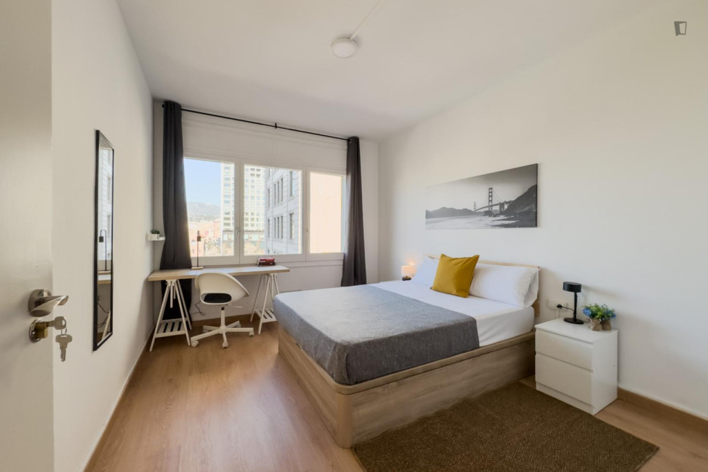 Splendid double bedroom in Dreta de l'Eixample - Barcelone - chambre - ImmoJeune