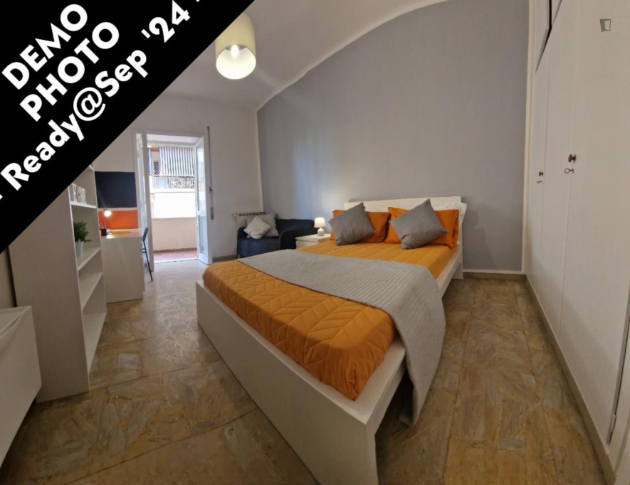 Inviting double bedroom in Portuense - Rome - chambre - ImmoJeune
