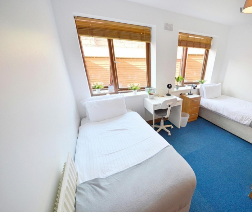 Bed in a male twin ensuite bedroom, in Stoneybatter - Dublin - chambre - ImmoJeune