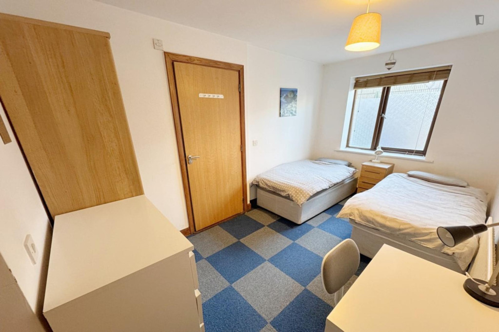 Bed in a male twin ensuite bedroom, in Stoneybatter - Dublin - chambre - ImmoJeune