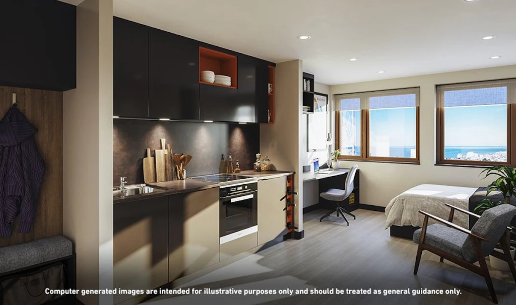 Crown House - Brighton - chambre - ImmoJeune