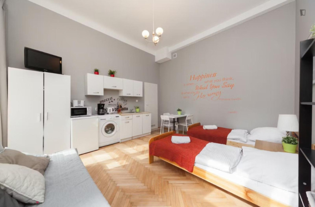 Cosy studio near Stradom tram stop  - Krakow - chambre - ImmoJeune