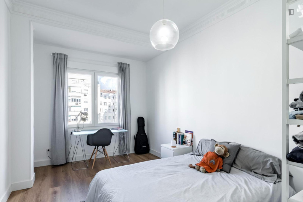 SUITE DELUX Very spacious and bright room with PRIVATE BATHROOM (for tenants up to 30 years old) - Madrid - chambre - ImmoJeune