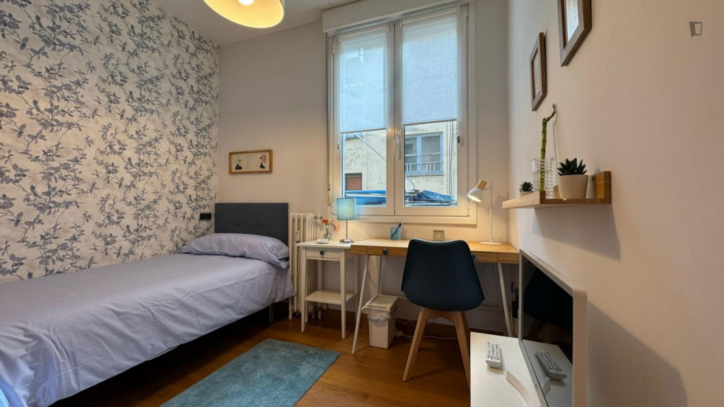Neat and cosy single bedroom in Abando - Bilbao - chambre - ImmoJeune