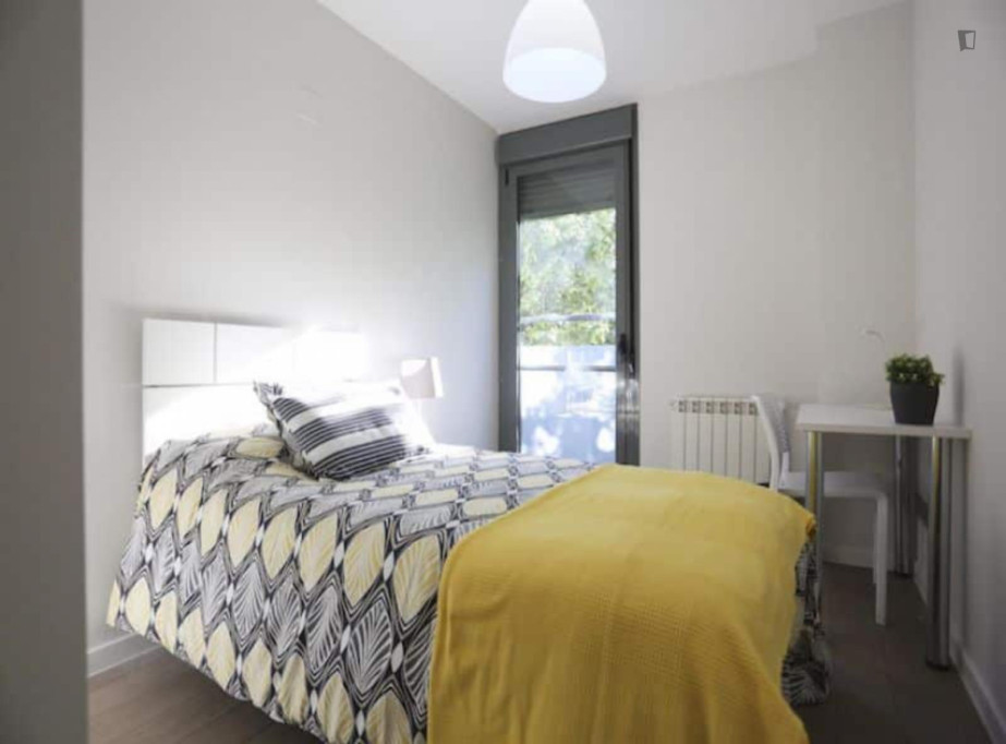 Welcoming single bedroom near Parque Casino de la Reina - Madrid - chambre - ImmoJeune