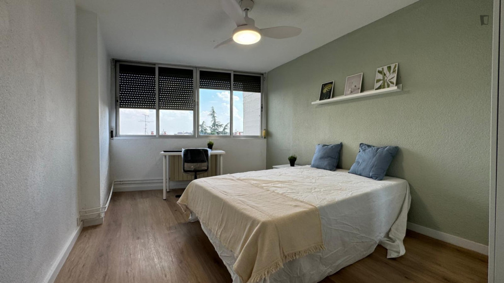 Spacious double bedroom in La Elipa neighborhood - Madrid - chambre - ImmoJeune