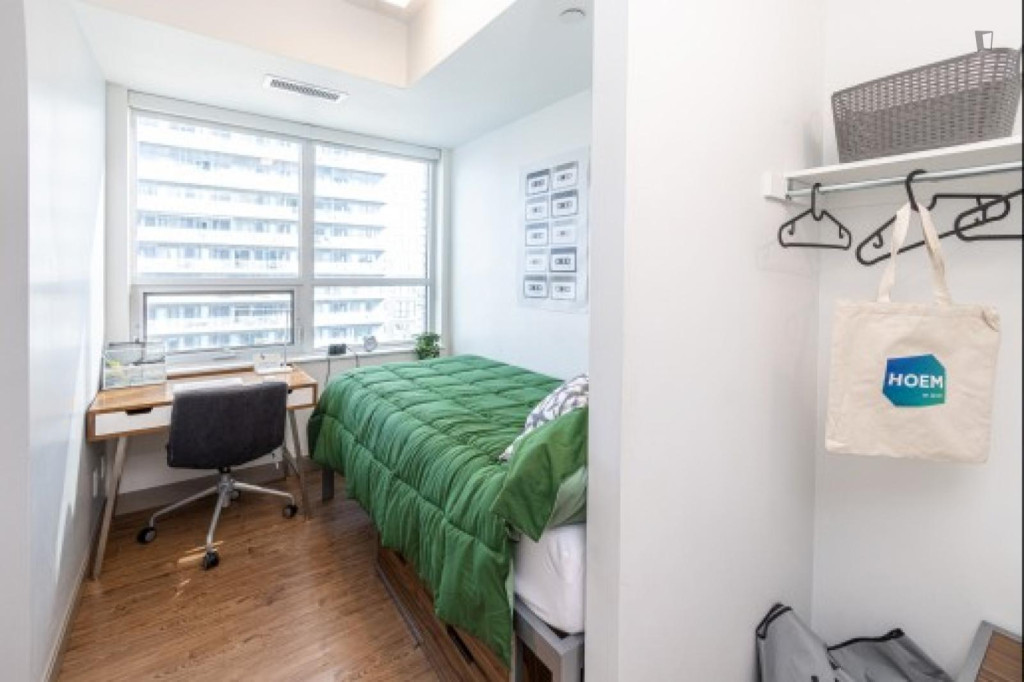 Colourful double bedroom near Toronto Metropolitan University - Toronto - chambre - ImmoJeune