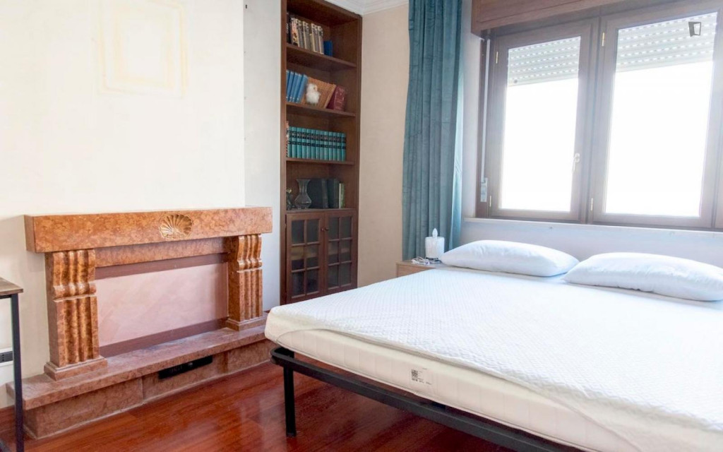 Spacious Double Bedroom In A 2-Bedroom Flat In Laurentina Area - Rome - chambre - ImmoJeune