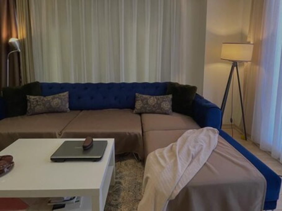A private room in a modern apt