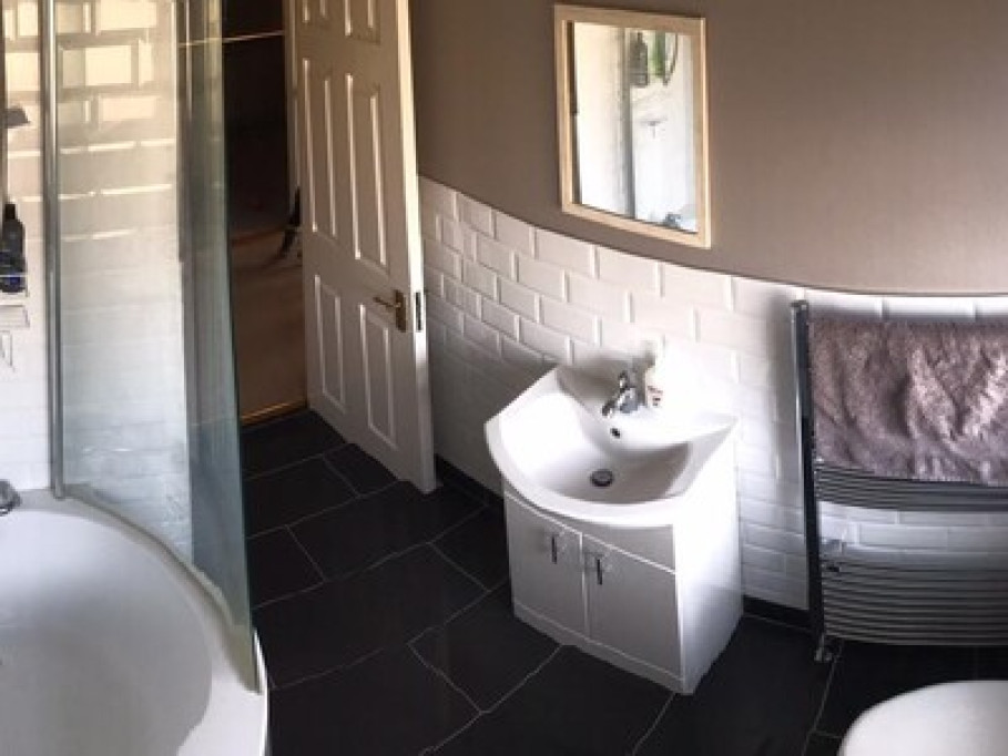 Two large single rooms.