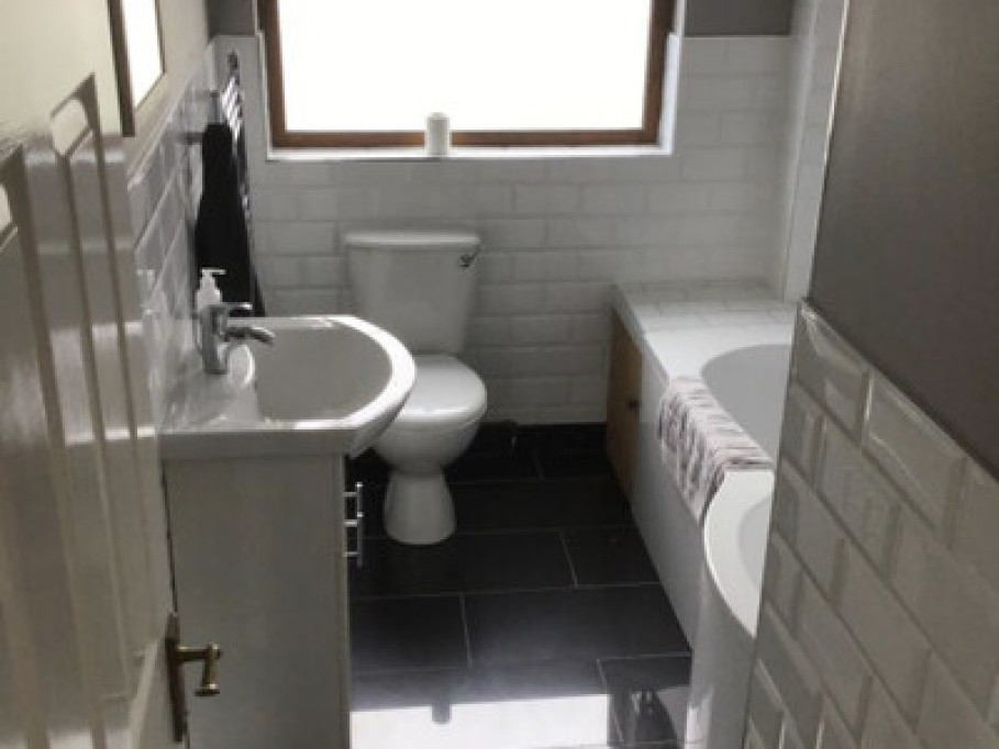 Two large single rooms.