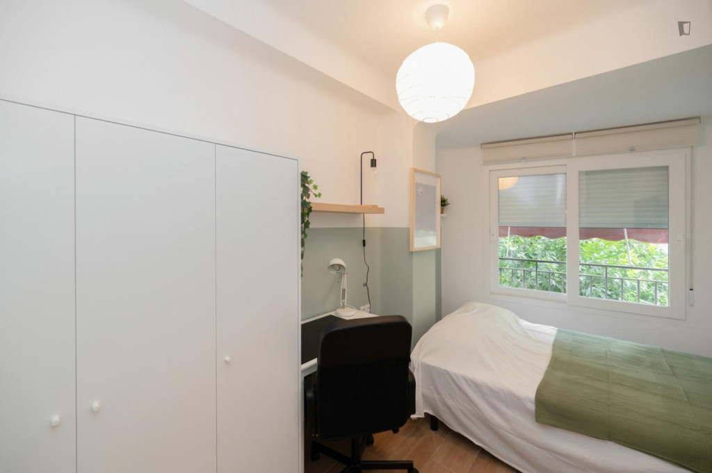 Great looking single bedroom in a property with balcony
