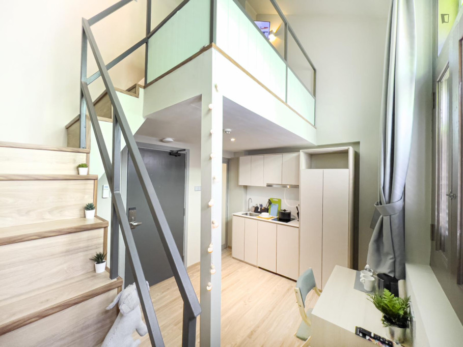 Lovely lofted studio in Kallang