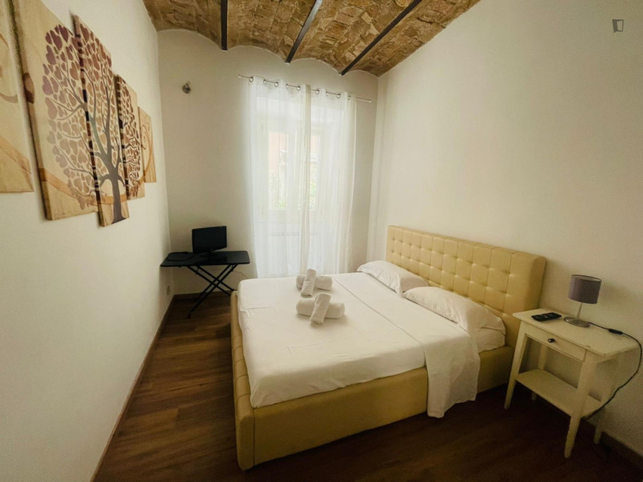 Excellent 2-bedroom apartment in Trastevere - Rome - chambre - ImmoJeune