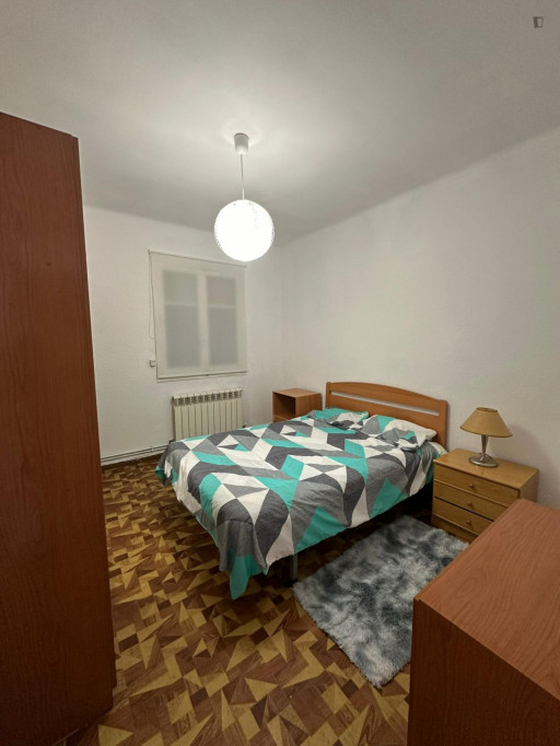 Colourful double bedroom in Bajo - Logrono - chambre - ImmoJeune