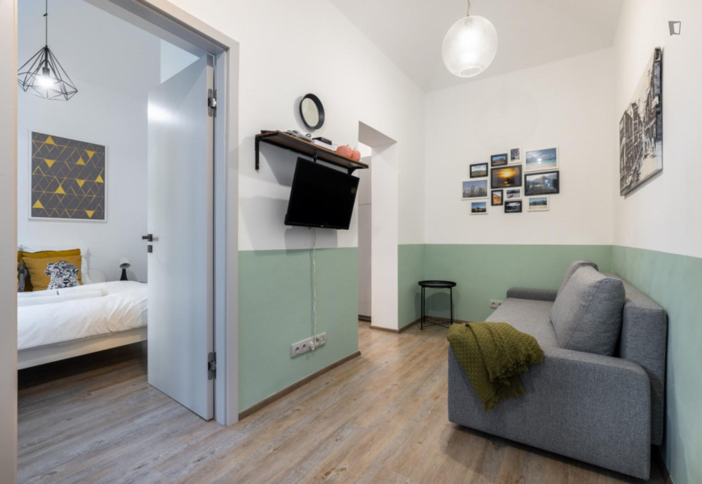 Charming 1-bedroom flat in Petrská čtvrť - Prague - chambre - ImmoJeune