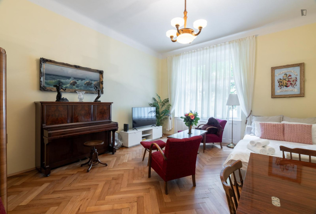 Wonderful 1-bedroom flat in Vinohrady - Prague - chambre - ImmoJeune