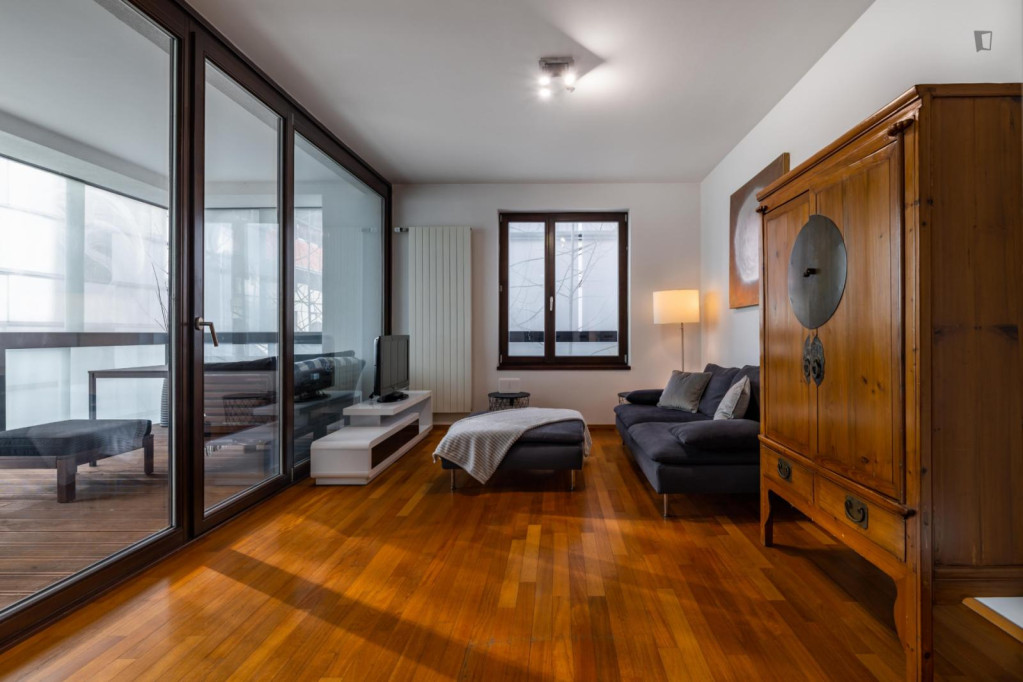 Elegant 1-bedroom apartment in Karlín - Prague - chambre - ImmoJeune