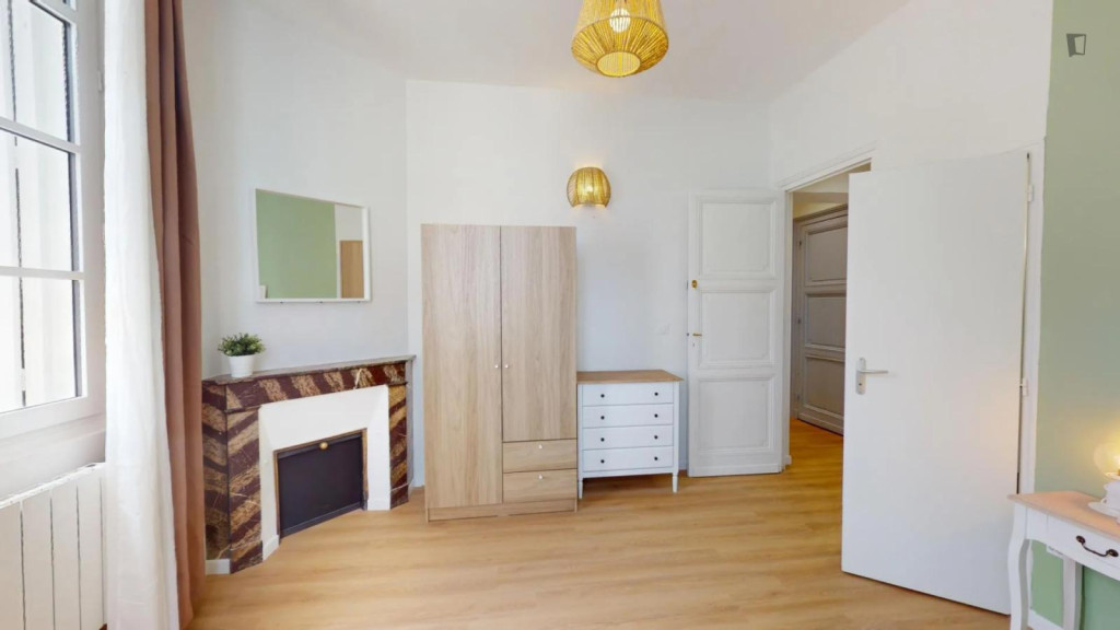 Spacious bedroom in Bordeaux