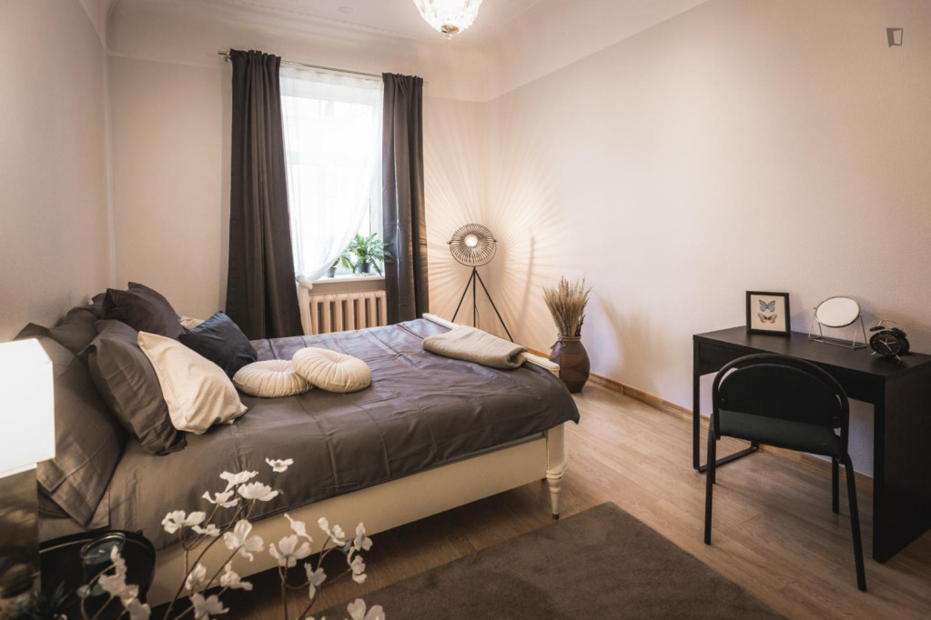 Neat and cosy double bedroom in the centre of Riga - Riga - chambre - ImmoJeune
